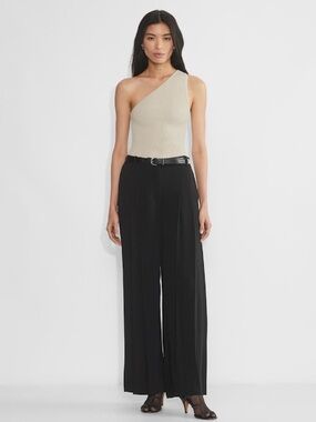 Aritzia Babaton Knit Sculpt One Shoulder Top